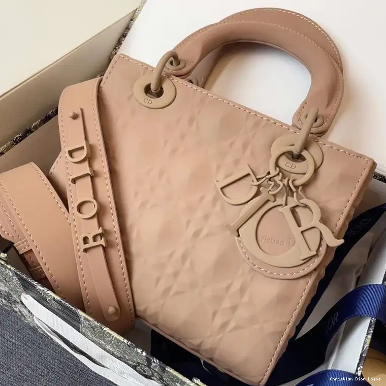 Cheap Dior Apricot Small Bag Calfskin Cannage Frosted Ultramatte Lady 0408 Luxury